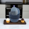 Unique Bargains Solid Color Disposable Baking Cups Greaseproof Paper 1.97"x1.18" 100 Pcs - 2 of 4