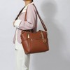 MKF Collection Janise Solid vegan Leather Women's  Tote Bag by Mia K- Taupe - 4 of 4
