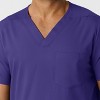 Wink Boundless Men's Multi Pocket V-Neck Scrub Top - 4 of 4