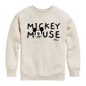Boys' - Disney - Mickey & Friends Graphic Long Sleeve Fleece Sweatshirt - 1 of 4