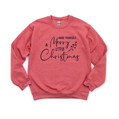 Simply Sage Market Women's Graphic Sweatshirt Have Yourself A Merry Little Christmas Berries