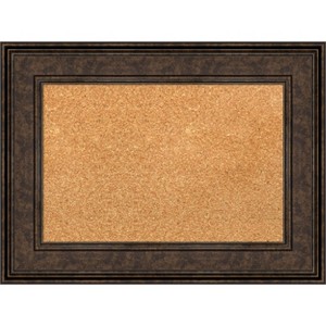Amanti Art Ridge Framed Corkboard, Natural Cork - 1 of 4
