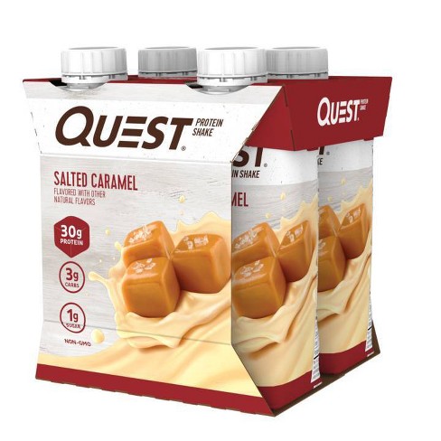 Quest Nutrition Ready To Drink Protein Shake - Salted Caramel - 44 fl oz/4ct - image 1 of 4