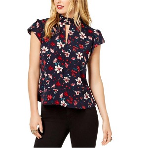 Rachel Zoe Womens Mockneck Peplum Blouse - 1 of 1