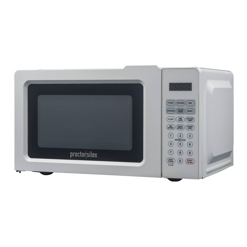 Proctor Silex 700W Countertop Microwave White, 3 of 6