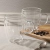 Mr. Coffee Salon 2 piece Double Wall Insulated Glass Mug Set - 4 of 4