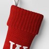 Knit Monogram Christmas Stocking Red - Wondershop™ - 3 of 3