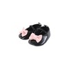 Hudson Baby Infant Girl Cotton Bodysuit, Pant and Shoe Set, Black Bow - 3 of 4