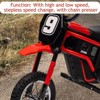 Jojoka Electric Dirt Bike for Kids 24V 350W, 3-Speed Modes, 14.29 MPH, Shockproof Suspension, Ride On Motocross - 4 of 4