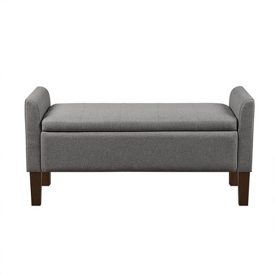 510 Design Blaire Flip-Top Upholstered Storage Bench