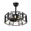 Bella Depot 20" Black Industrial Ceiling Fan with Light and Remote - 2 of 4