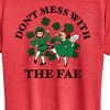 Women's - Instant Message - Don't Mess With The Fae Short Sleeve Graphic T-Shirt - 2 of 4