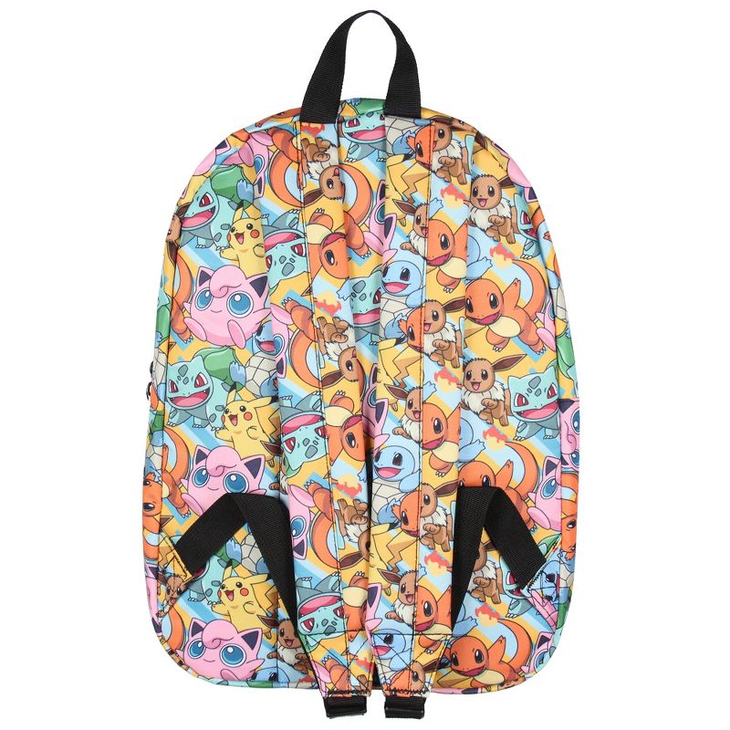 Pokemon Backpack Sublimated Character Laptop School Travel Backpack Multicoloured, 4 of 5