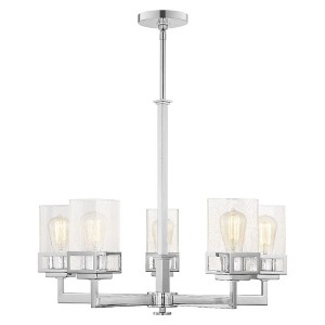Livex Lighting Harding 5 - Light Chandelier in  Polished Chrome - 1 of 4