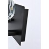 Elegant Lighting Graham 3 - Light Sconce in  Black - 2 of 4