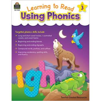 Teacher Created Resources® Learning to Read Using PHONICS, Book 3 (Level C)
