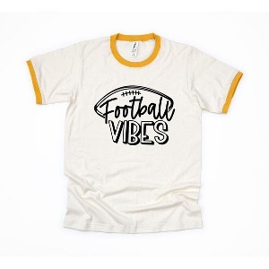 Simply Sage Market Women's Football Vibes Short Sleeve Ringer Tee - 1 of 3