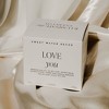 Sweet Water Decor Love You 11oz Ribbed Candle with Gift Box - 2 of 3