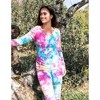 Leveret Womens Two Piece Cotton Tie Dye Pajamas - 2 of 4