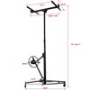 16FT Drywall Lift Sheetrock Lift, 150lb Weight Capacity Drywall Panel Hoist Jack, Drywall Lifting Construction Tools Caster Wheel with Telescopic Arm - 3 of 4