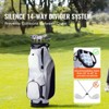 VEVOR Golf Cart Bag with 14 Way Organizer Divider Top, 36” 13 Pockets Premium Nylon Cart Bag,Golf Bags with Handles & Dust Cover & Detachable Straps - 3 of 4
