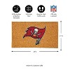 EvergreenNFLTampa Bay Buccaneers Logo Natural Coir 28 x 16 Inches Indoor Outdoor Doormat - 4 of 4