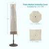 Sonkuki Table Umbrella Cover, 7.5–11ft Patio Deck Zippered Parasol Waterproof Umbrella Covers for Outdoor Umbrellas - 3 of 4