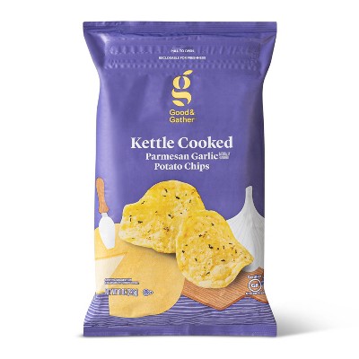 Parmesan Garlic Kettle Chips - 8oz - Good & Gather™