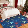 Christmas Area Rug Washable Indoor Decorative Carpet Non Slip Low Pile Xmas Tree Pattern Rug for Living Room Bedroom - 4 of 4