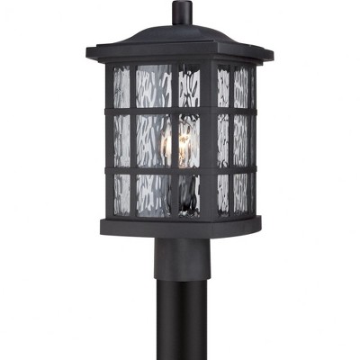 Quoizel Lighting Stonington 1 - Light Post Light in  Mystic Black