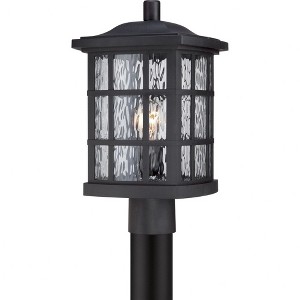 Quoizel Lighting Stonington 1 - Light Post Light in  Mystic Black - 1 of 1