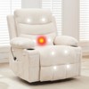 Power Lift Recliner Chair, Electric Recliners for Elderly with Heat and Massage, Stand Assist with Cup Holders, Side Pocket, for Living Room - 2 of 4