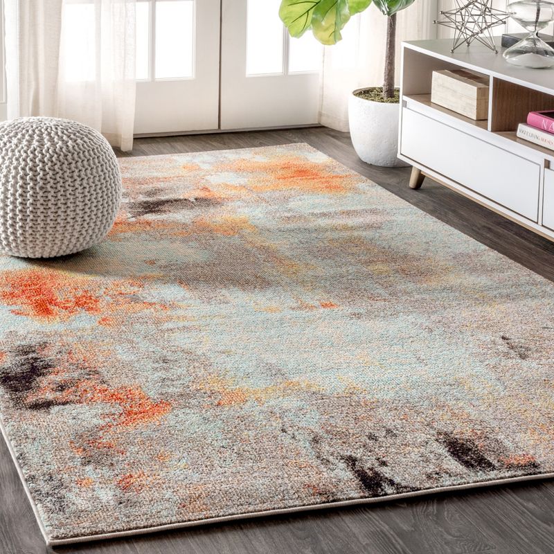 Contemporary POP Modern Abstract Vintage Area Rug - JONATHAN Y, 1 of 13