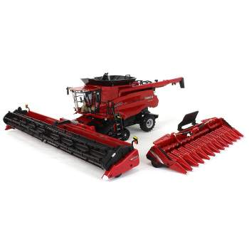 ERTL 1/32 Case IH AFS Connect 9250 Tracked Combine with Corn & Grain Heads, Prestige Collection 44320