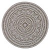 Split P Mushroom Zuri Medallion Printed Round Placemat Set of 4 - 4 of 4