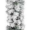 Aghana Digitals 16.4ft Flocked Snow Green PVC Christmas Garland with LED Lights - Indoor/Outdoor - 4 of 4