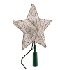 Kurt Adler 10 Light Indoor UL Star Treetop - Fits Perfectly On Christmas Tree Silver Trimming Pattern - 3 of 4