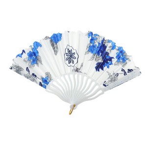 Unique Bargains Floral Folding Fan 1 Pc - 1 of 4