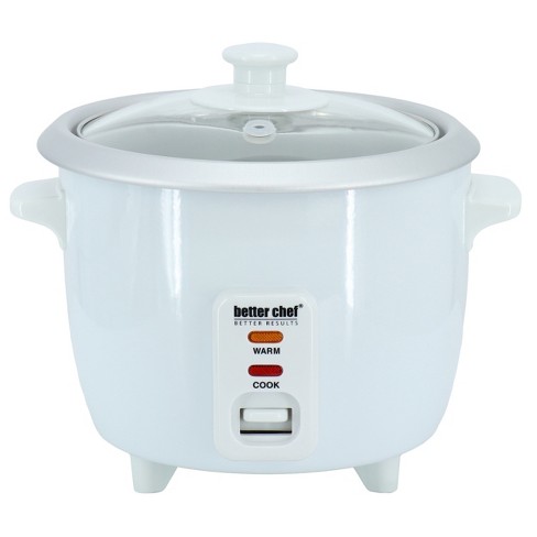 Better Chef 3 Cup Automatic Rice Cooker in White - image 1 of 4