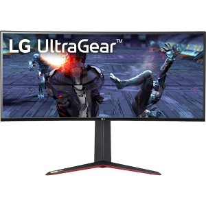 Refurbished: LG Ultragear 34" QHD Curved IPS 144Hz Gaming Monitor, Black - Manufacturer Refurbished - 1 of 4