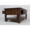 Starlight Canyon Home, 48-Inch Gray Coffee Table with Three Drawers, Acacia and MDF Construction - 3 of 4