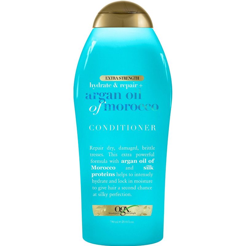 OGX Extra Strength Argan Oil of Morocco Conditioner for Dry, Damaged Hair - 25.4 fl oz, 1 of 5