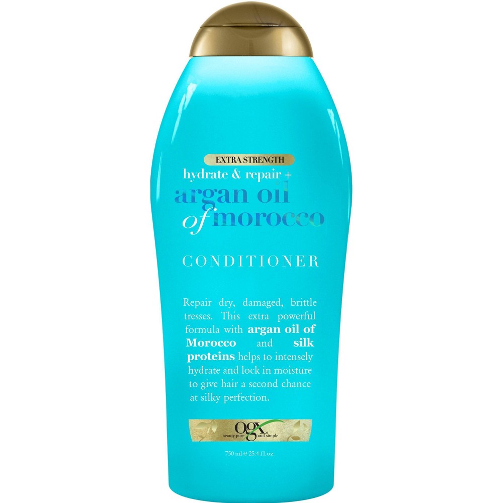 Photos - Hair Product OGX Extra Strength Argan Oil of Morocco Conditioner for Dry, Damaged Hair 