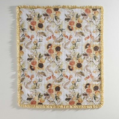Somerset Floral Gingham Reversible Throw Blanket