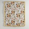 Greenland Home Somerset Quilted Reversible Throw Blanket with Ruffles, 60x50-inch, Gold - 4 of 4