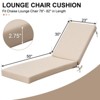 Crestlive Products Patio Outdoor Chaise Lounge Cushion - 2 of 4