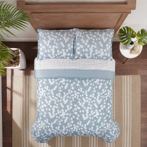 Ellen Botanical Leaf Antimicrobial Bedding Set - Serta - 1 of 4