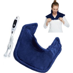 Weighted Heating Pad for Neck and Shoulders, 2.2lb Large Electric Heat Pad, Fast Heating, UL Certified, Pain Relief & Pressure Therapy - 1 of 4
