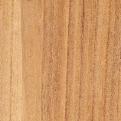 Mid-Century Oak Brown Wood Console Table with Rattan Drawers