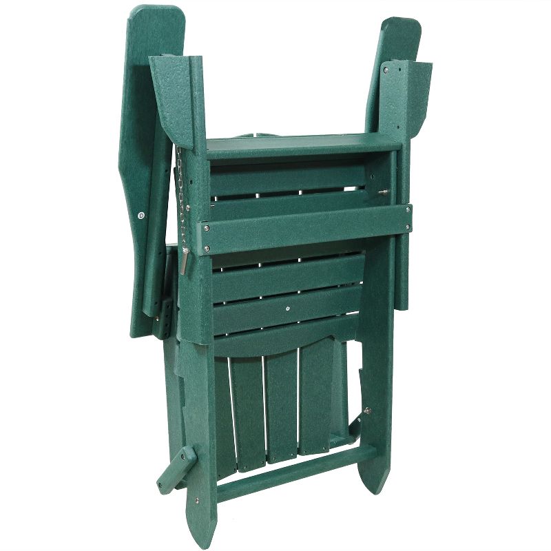 Sunnydaze Portable, Foldable, Outdoor Adirondack Chair - All-Weather Design - 300-Pound Capacity - 34.5" H, 3 of 16